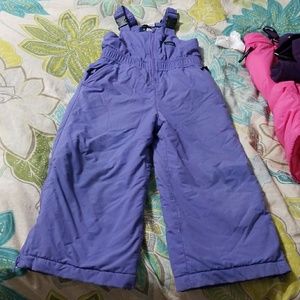 Girls LLBean SNOW overalls